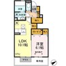 グランシャリオⅠ（島野） 1LDKの間取り