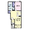 リアン（市原市藤井） 1LDKの間取り