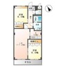 内房線/五井駅 バス:9分:停歩5分 1階 築16年 2LDKの間取り