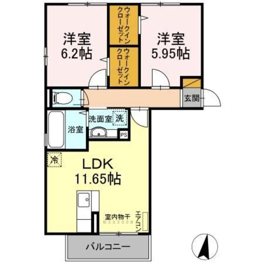 間取図 シャルマンⅡ