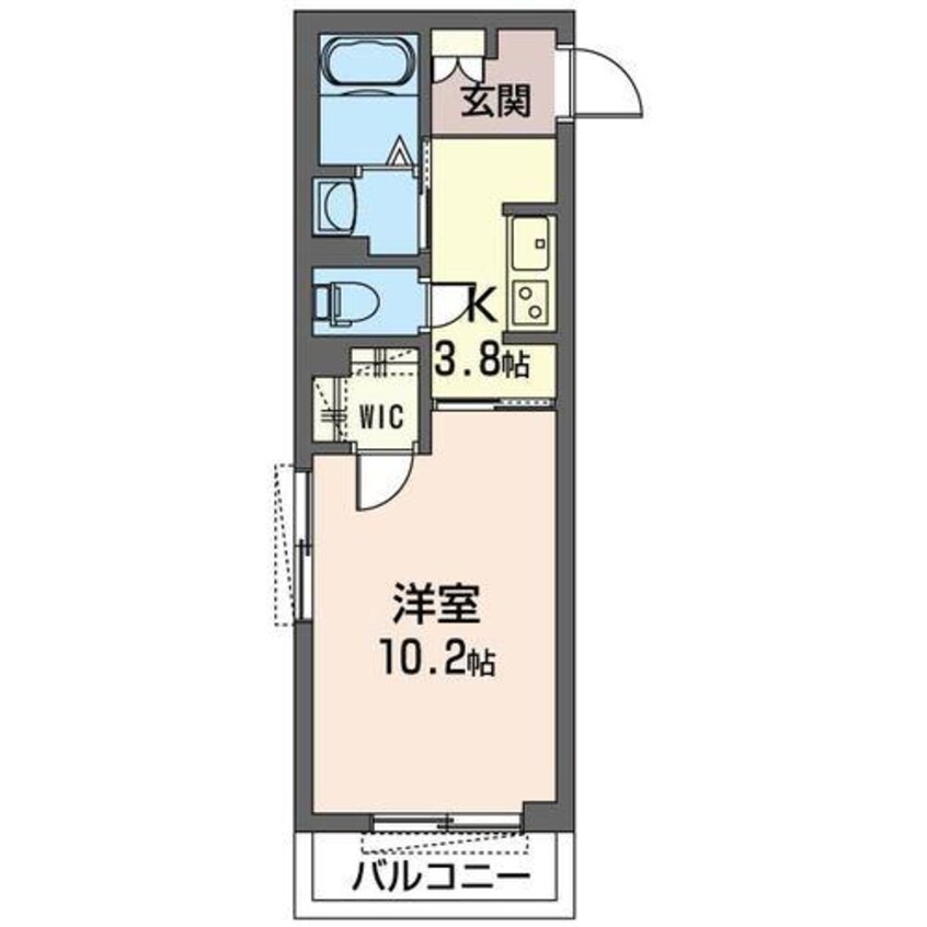 間取図 内房線/五井駅 徒歩8分 1階 築2年