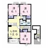 プルランド 3LDKの間取り