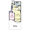 メゾンセリーズ 1LDKの間取り