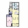 内房線/五井駅 車移動 1階 築浅 1LDKの間取り