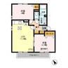 ファーストエアフォルクⅠ 2LDKの間取り
