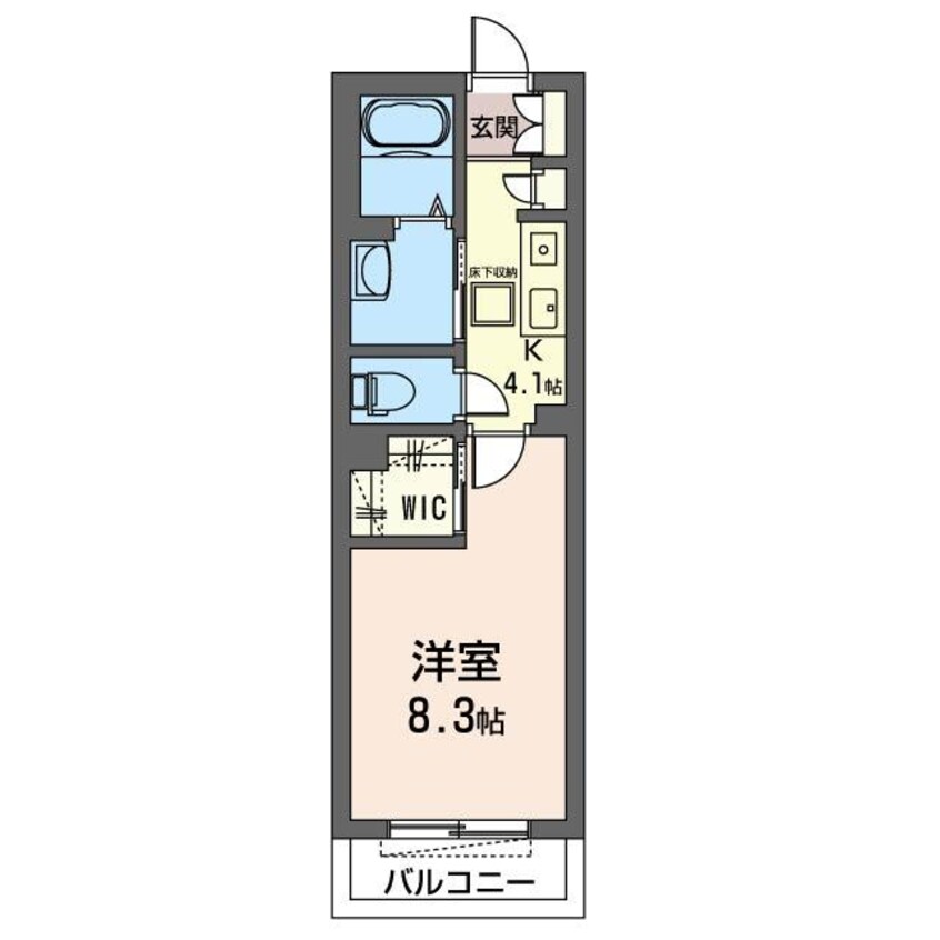 間取図 内房線/八幡宿駅 徒歩6分 1階 築5年