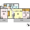 内房線/五井駅 徒歩20分 3階 1年未満 2LDKの間取り