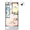 ニューコスモ 1LDKの間取り