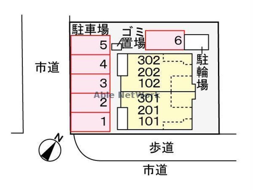 平面詳細図 サイドハウス