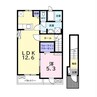 ヒカルサ市原姉ヶ崎イースト 1LDKの間取り