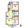 エオスパーラー影山 2LDKの間取り