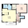 レジェンシアＡ 1LDKの間取り