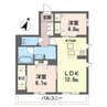 サリサi 2LDKの間取り