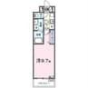 メゾンドール 1Kの間取り