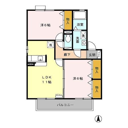 間取り図 ヴィクトワール　B