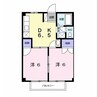 内房線/五井駅 徒歩18分 2階 築32年 2DKの間取り
