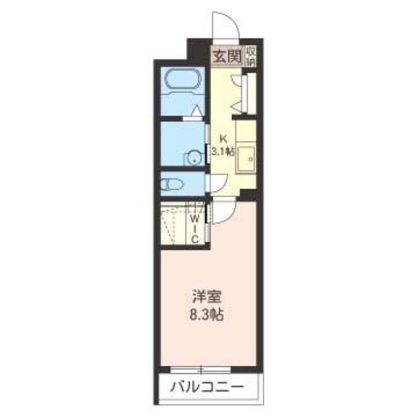 間取図 内房線/五井駅 徒歩5分 3階 築17年