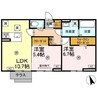 トルチェ 2LDKの間取り