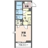 TSガーデン 1Kの間取り