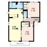 グランドール(千種)A 2LDKの間取り