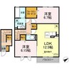トルナーレ 2LDKの間取り