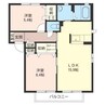 内房線/五井駅 徒歩18分 2階 築23年 2LDKの間取り