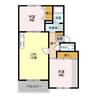 エクセル千葉寺 2LDKの間取り