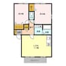 コンフォール 2LDKの間取り