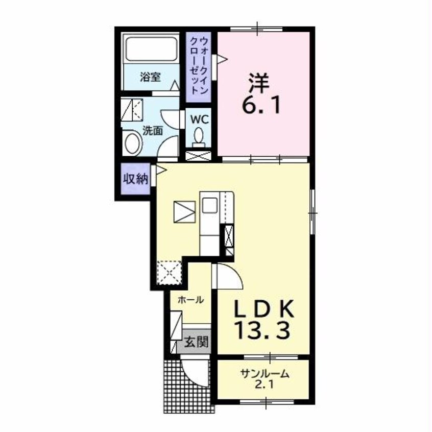 間取図 エスパースボヌール