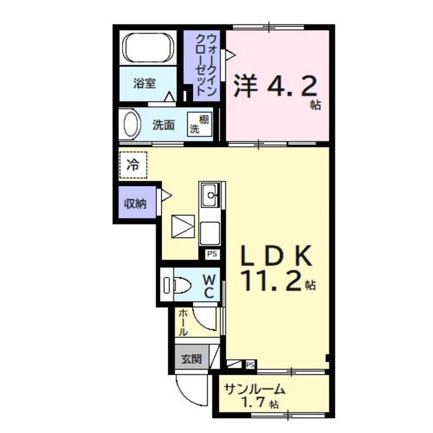 間取図 ヒカルサ市原姉ヶ崎サウス