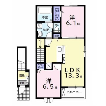 間取図 プランドールA（君塚）
