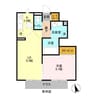 ひよどりパーク　B 1LDKの間取り