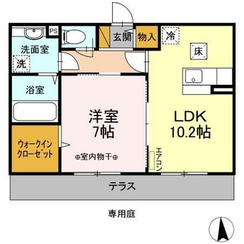 間取図 エスペランサＤ