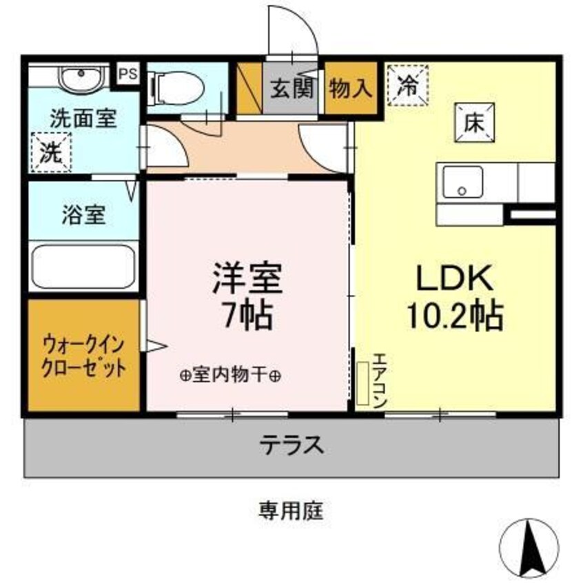 間取図 エスペランサＤ