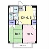 内房線/五井駅 バス:11分:停歩4分 2階 築31年 2DKの間取り
