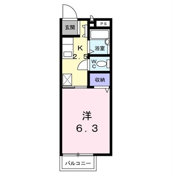 間取図 ハイツ朋英