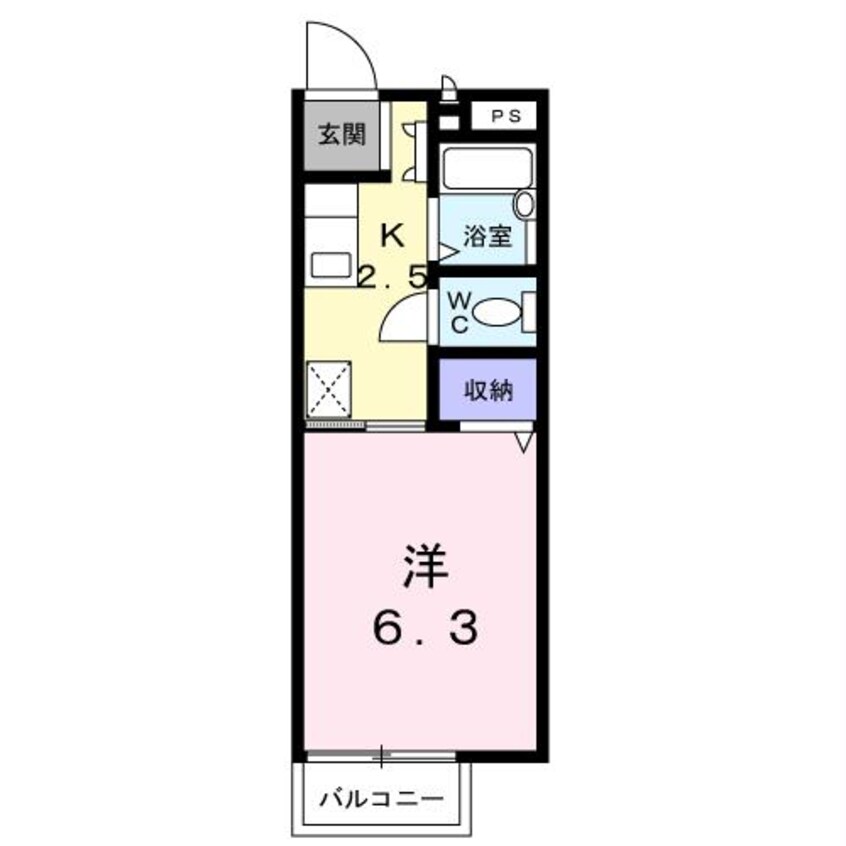 間取図 ハイツ朋英