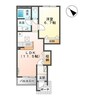 内房線/姉ケ崎駅 バス:10分:停歩11分 1階 築8年 1LDKの間取り