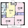 ツインハイツ青葉Ⅱ 3DKの間取り
