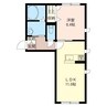 内房線/五井駅 徒歩8分 1階 築11年 1LDKの間取り