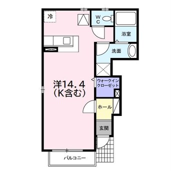 間取図 サンライズあじさいＡ