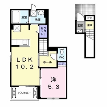 間取図 プラーンドルⅡ