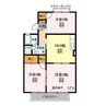 ファミールタヤマＢ 3DKの間取り