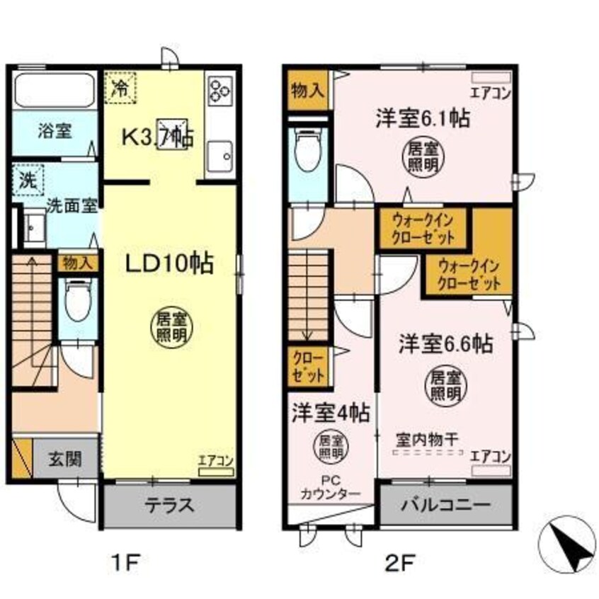 間取図 内房線/八幡宿駅 徒歩21分 1-2階 1年未満