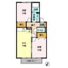 グランメールハイム壱番館 2DKの間取り