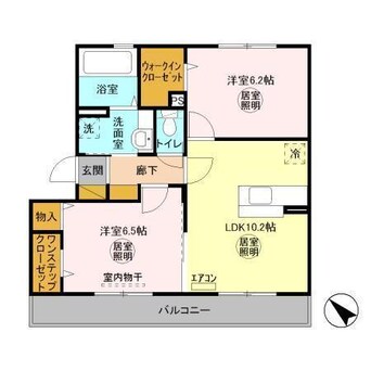 間取図 カーサインテヴィラⅠ