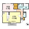 プラージュ(市原市) 1LDKの間取り
