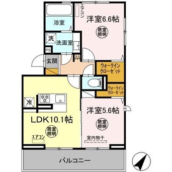 間取図 内房線/五井駅 徒歩15分 2階 建築中