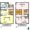 メゾンショコラ　B 3LDKの間取り