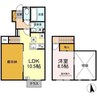 1007-KURA1号棟 1LDKの間取り